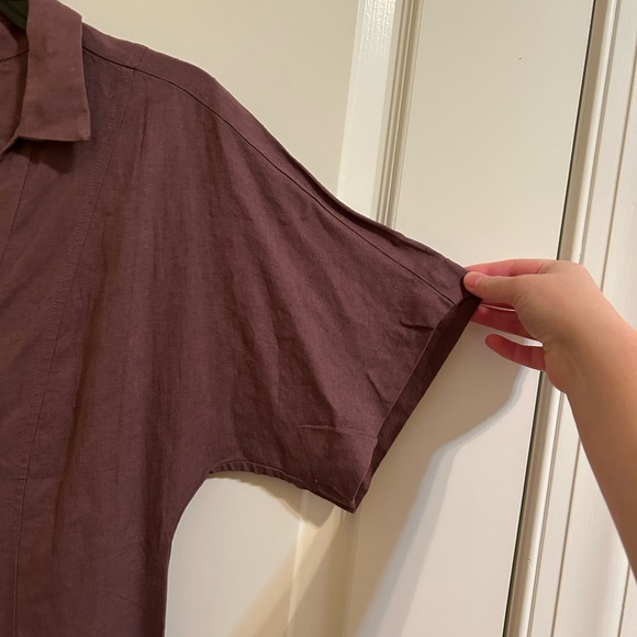 Madewell Short-Sleeve Button-Front Midi Shirtdress - NWT - Picture 8 of 9